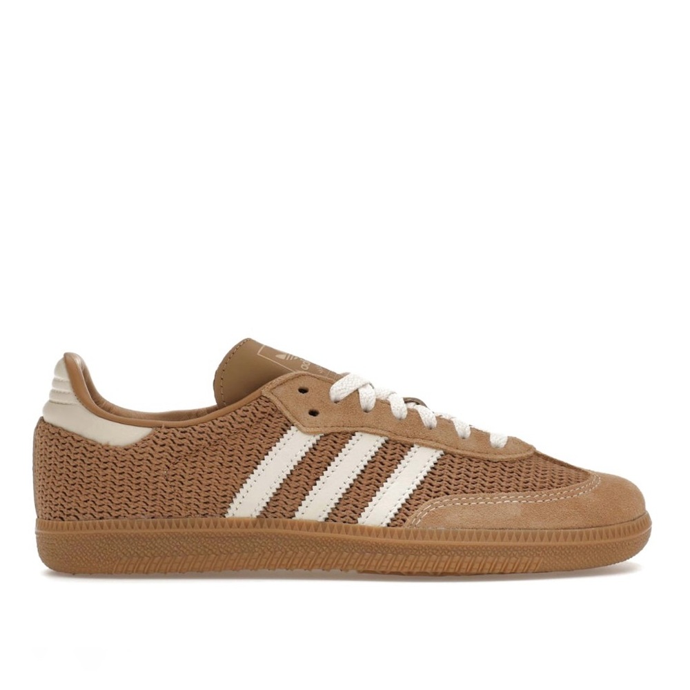 Adidas Samba OG Cardboard & Chalk White and Brown Desert